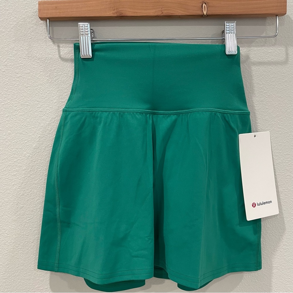 NWT Lululemon Align High-Rise Skirt Cascadia Green Size 2